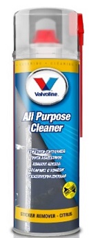 Очиститель для удаления жиров, смол, масел, воска, клея Valvoline All Purpose Cleaner, 0,5л